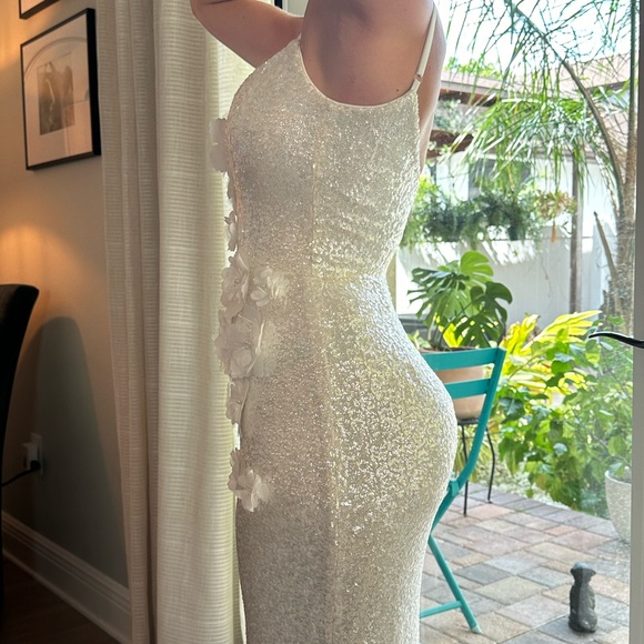 Helsi white sequin dress - Picture 2 of 12